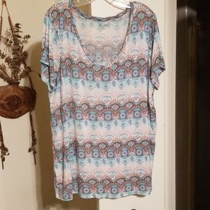 2X Mudd Southwest print T shirt